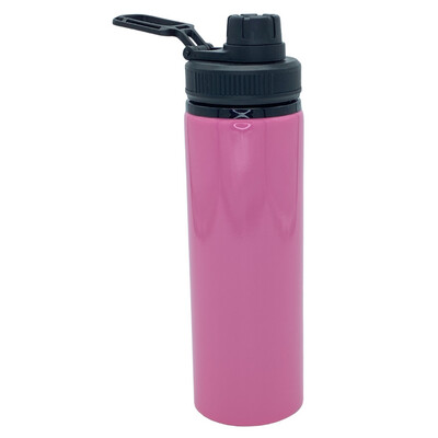 Water Bottle Pink 850ml Metal