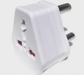 European, USA,UK Plug to South African Power Converter - White