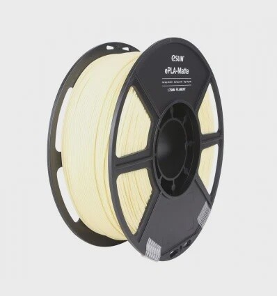 eSun ePLA Filament -  Matte - Almond Yellow - 1.75 - 1kg
