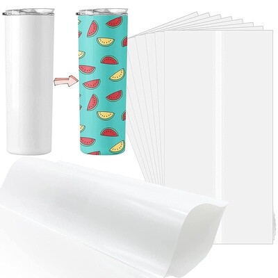 Sublimation Shrink Wrap Sleeves - 12.7cm x 25.4cm