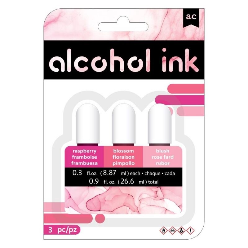 American Crafts Alcohol Ink 0.3oz 3/Pkg - Ballet