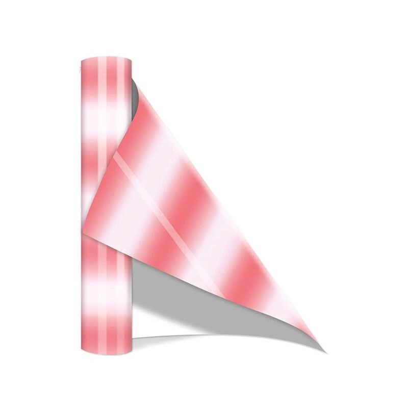 Vinyl Pattern - 30 x 30cm, Colour: Gradient Rainbow Pink/White