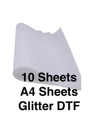 DTF Film A4 - 10 Pack Glitter