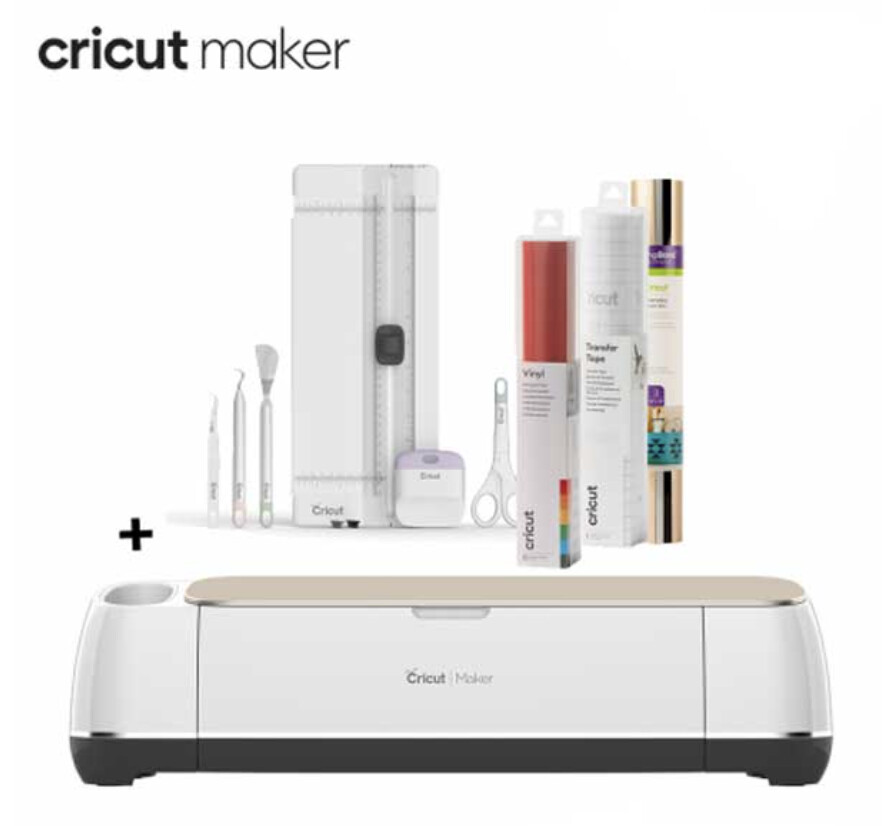 Cricut Maker Champagne Starter Bundle