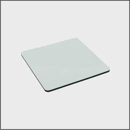 Coaster Rubber Square  - 10cmx10cm