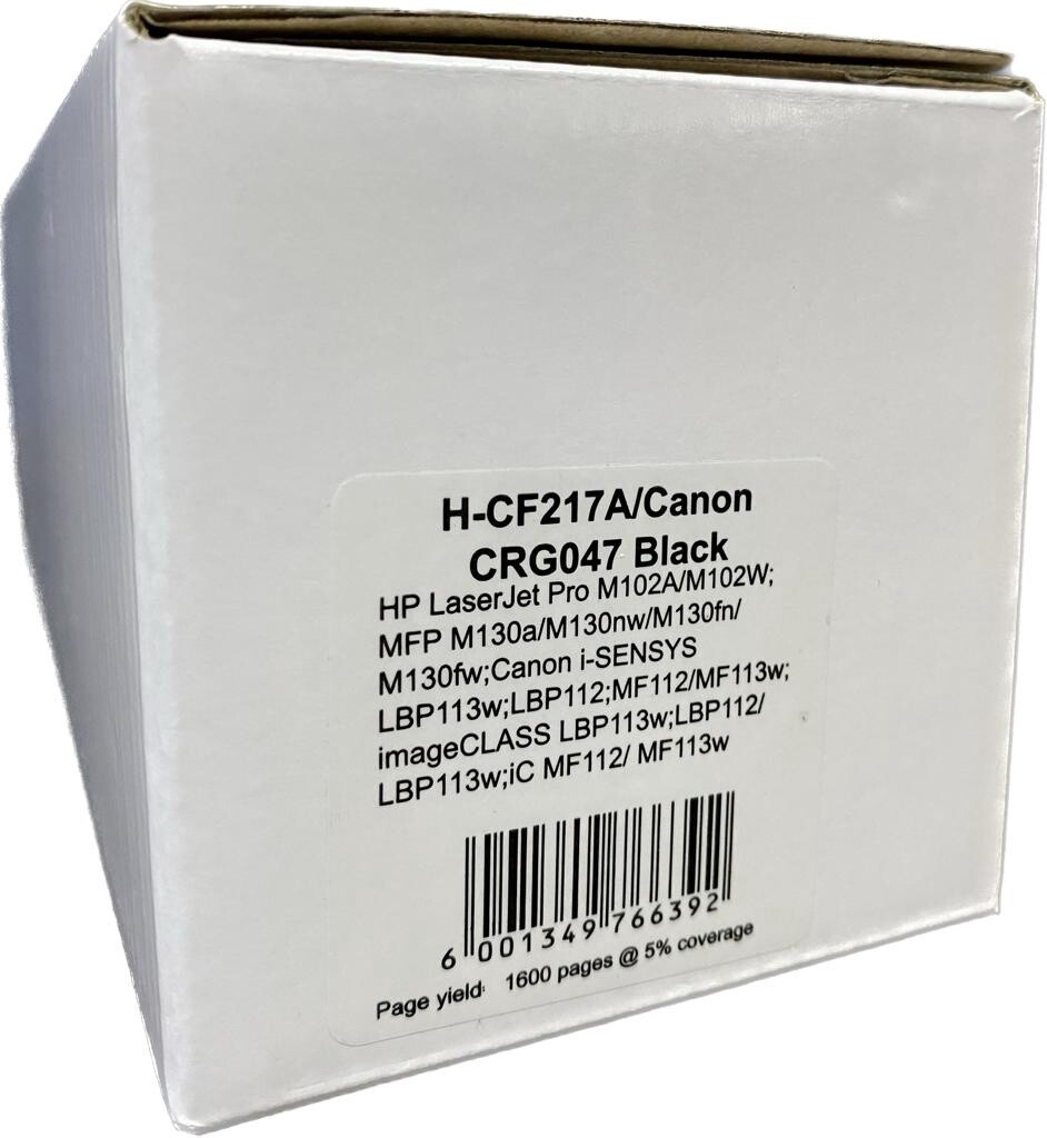 Universal Canon 047 / HP CF217A Black Toner Compatible