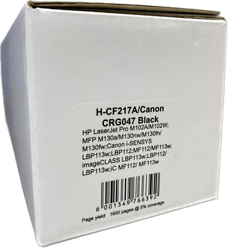 Universal Canon 047 / HP CF217A Black Toner Compatible