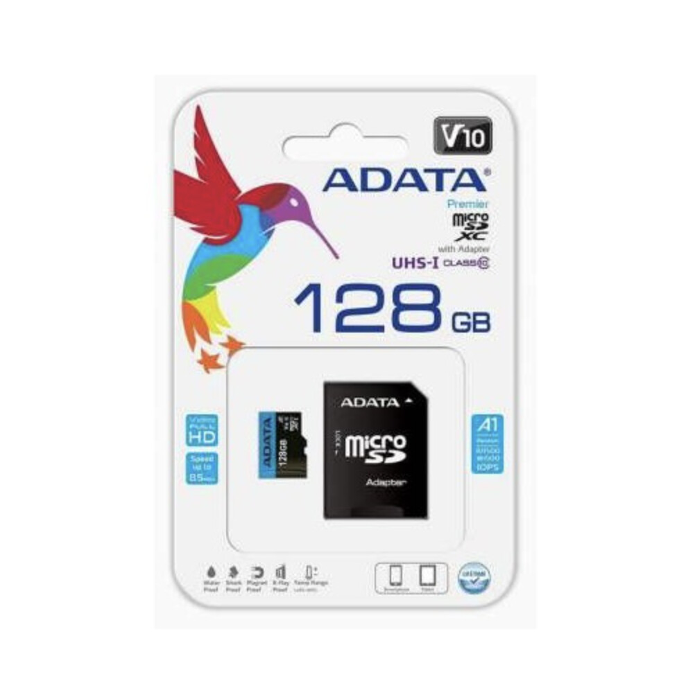 Adata Class 10 Micro SDXC 128GB +Adaptor