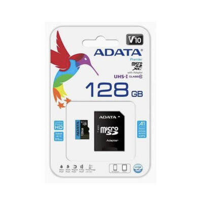 Adata Class 10 Micro SDXC 128GB +Adapter