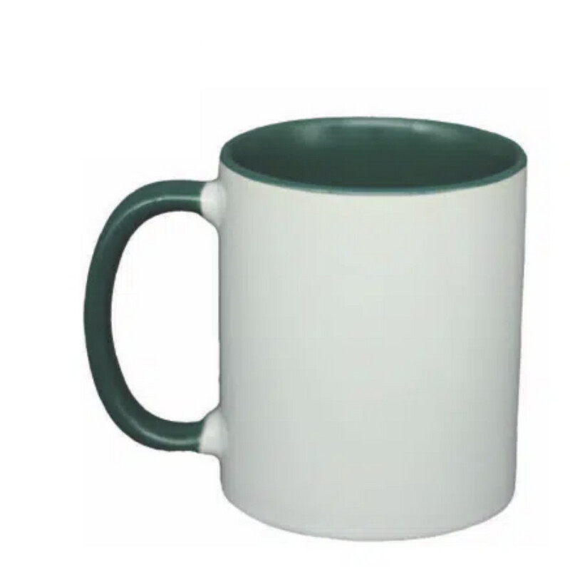 Sublimation Mug ( Two Tone ) Dark Green Single