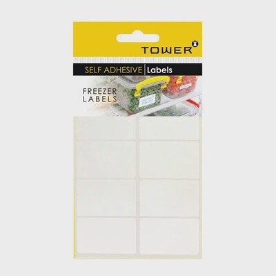 Tower Freezer Lables 32mm x 50mm - 100 labels