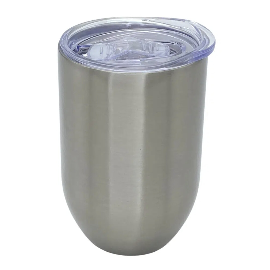Sublimation Gin Tumbler Silver Metal