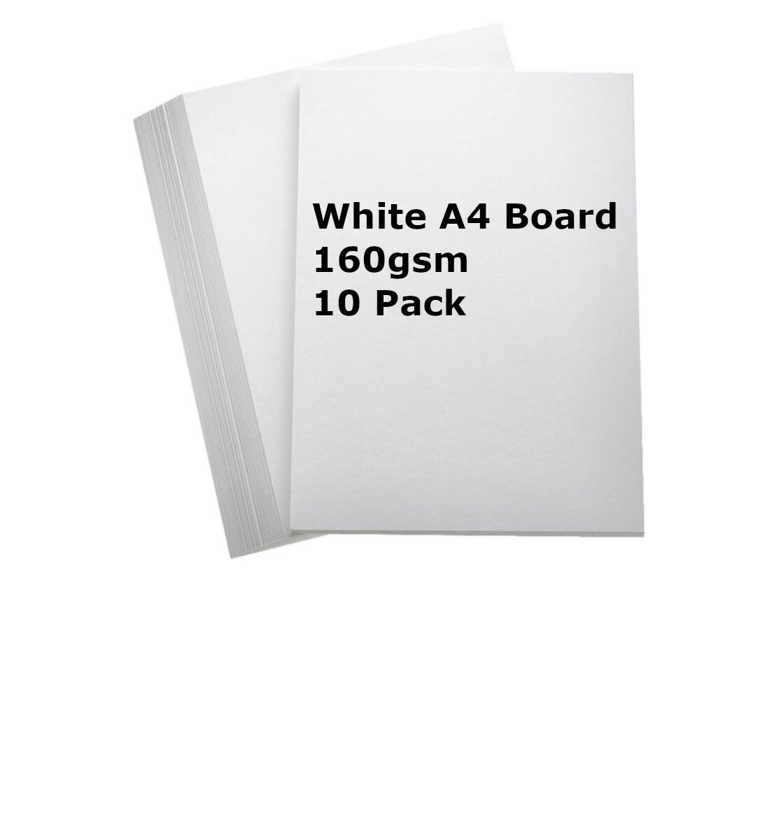White A4 Card - 160gsm - 10 pack