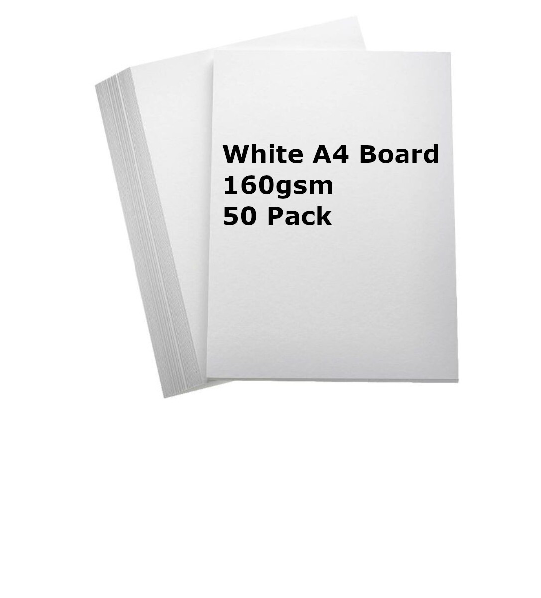 White A4 Card - 160gsm - 50 pack