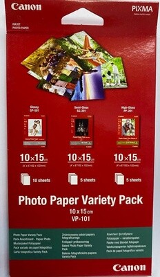 Photo Paper Canon VP101 Variety Pack 4X6