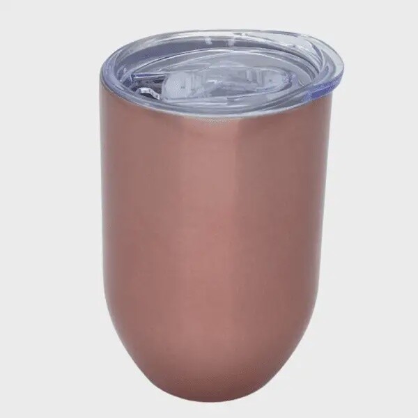 Sublimation Gin Tumbler Rose Gold Metal