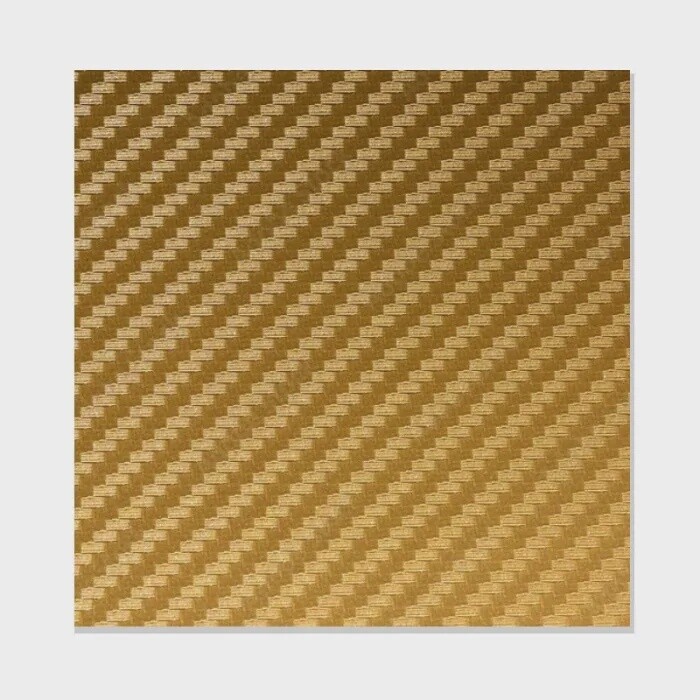 HTV - Carbon Fibre - 30 x 50cm, Colour: Gold