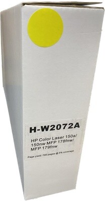 HP 2072A-117A Yellow Toner Compatible