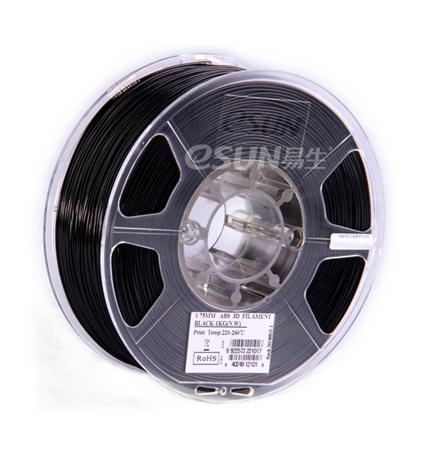 eSun ABS Filament -  1.75mm - 1kg Black