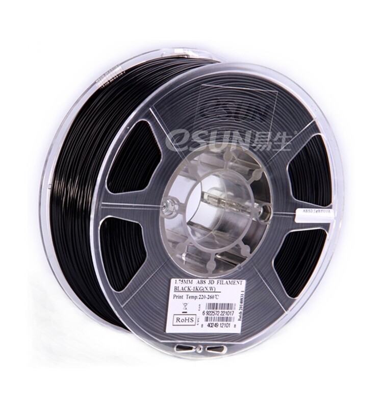 eSun ABS Filament -  1.75mm - 1kg Black