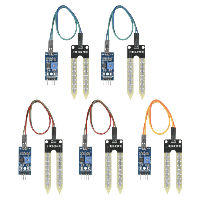 Soil Humidity Hygrometer Moisture Detection Sensor Module Automatic Watering System Replacement for Arduino (1 Piece)