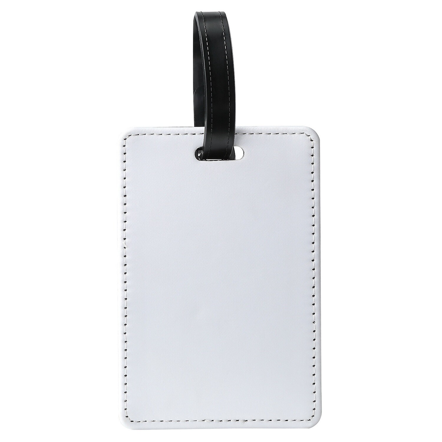 White Double Sided Sublimation Luggage Tags