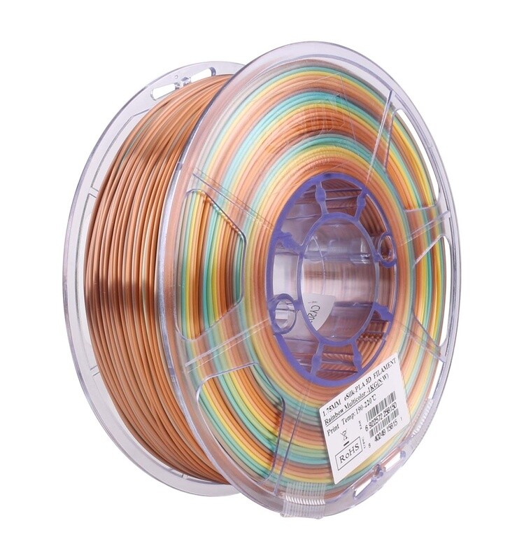 eSun eSilk PLA- 1.75mm Rainbow - 1kg