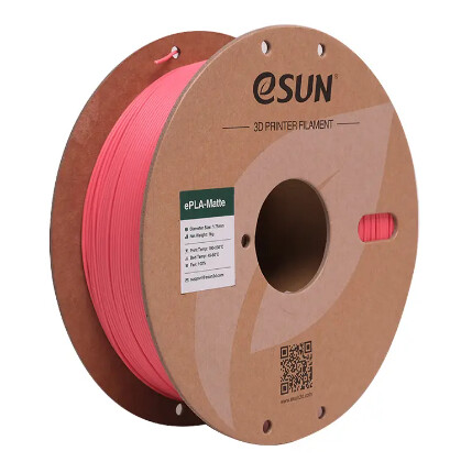 eSun ePLA-Matte - Strawberry Red - 1.75mm - 1kg