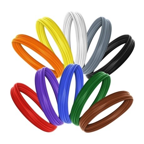 GENIUS PCL FILAMENT FOR 3D PEN - 10 ROLLS x 5M