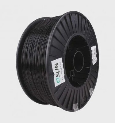 eSun PLA+ filament with eSpool - 1.75mm Black- 3kg