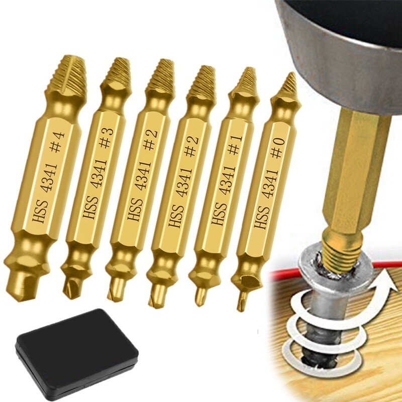 6 Piece Screw removal tool