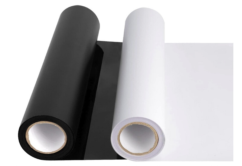 Heatflex (HTV) - Black &amp; White - 25cm x 1m+