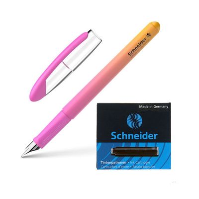Fountain Pen Pink Sunset+ Ink Cartridge 6 Pack