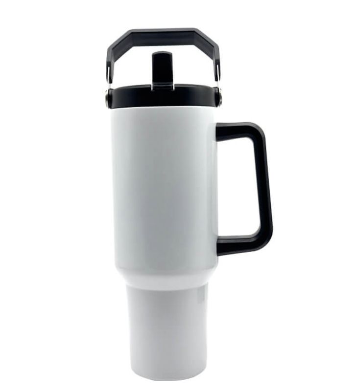 Sublimation 40oz White Stainless Steel Tumbler