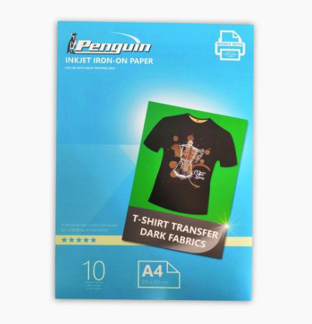 Inkjet Dark Colour Transfer Paper A4 - 10 Sheets