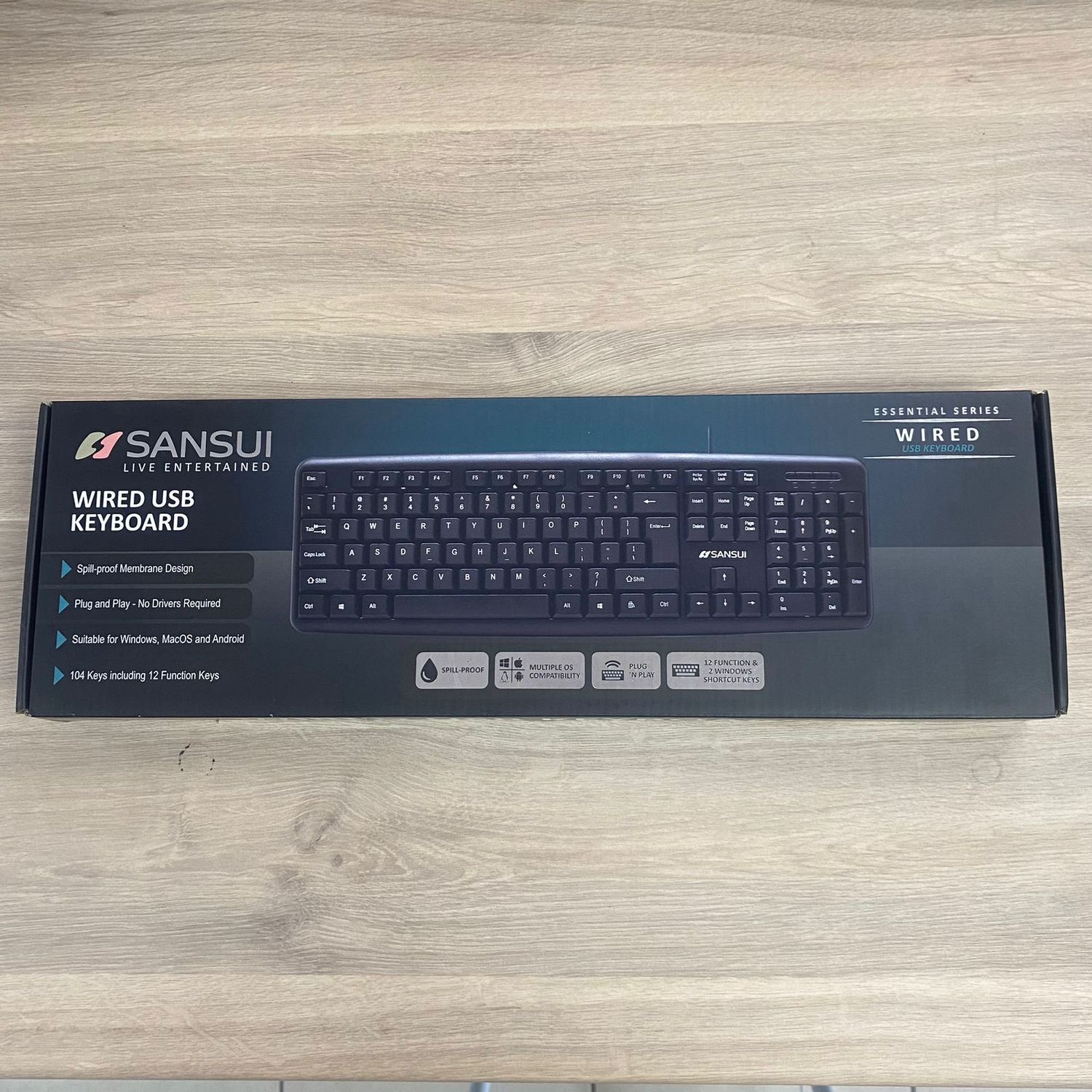 Sansui Essential Wired Keyboard
