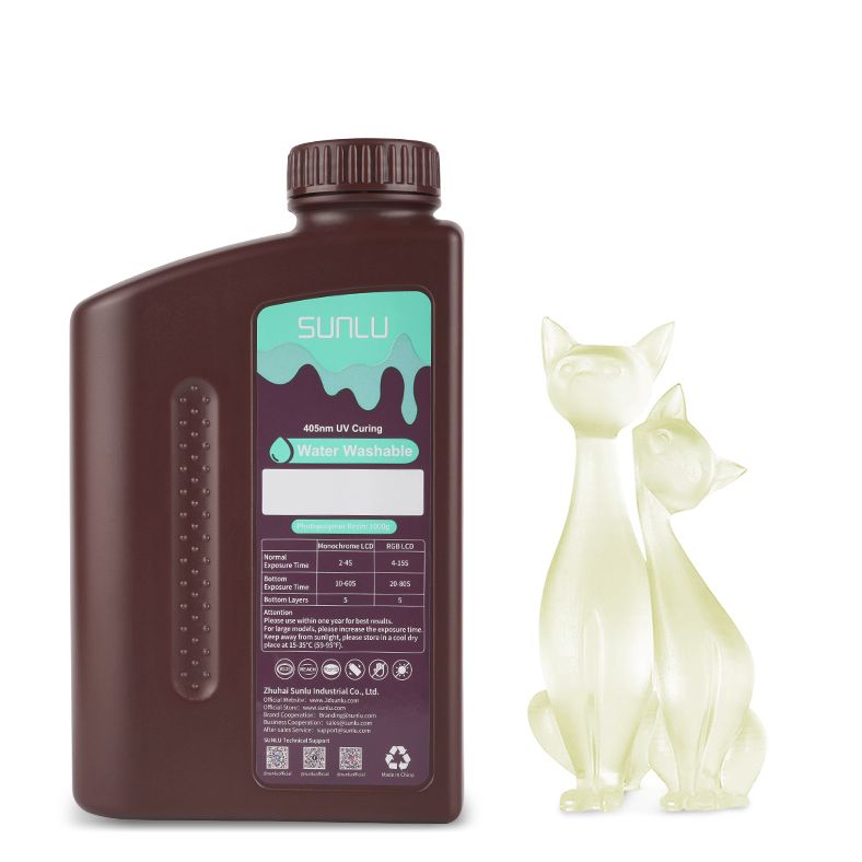 Sunlu Resin - Clear - Water Washable - 1kg