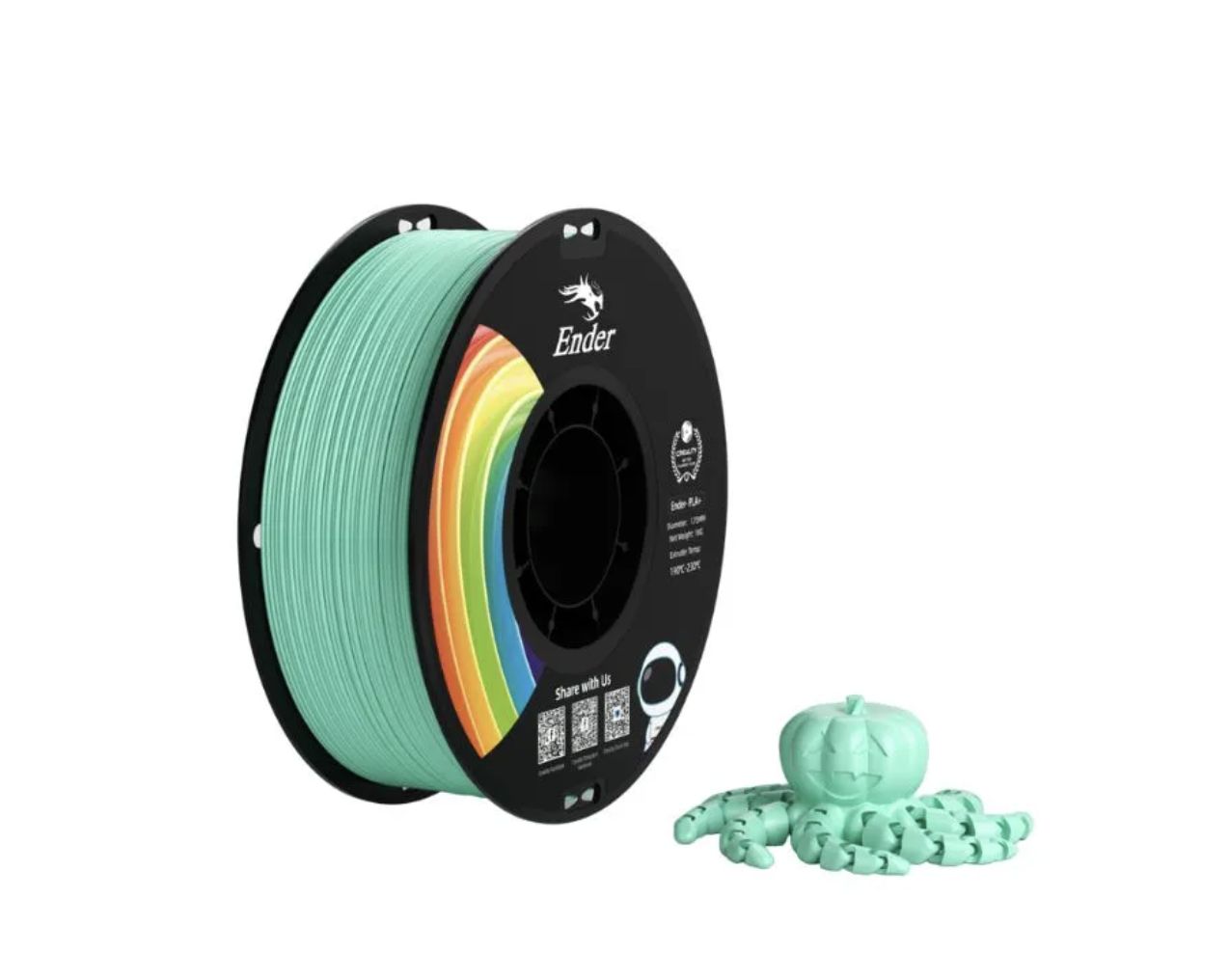 Ender PLA+ Filament Jade Green - 1kg