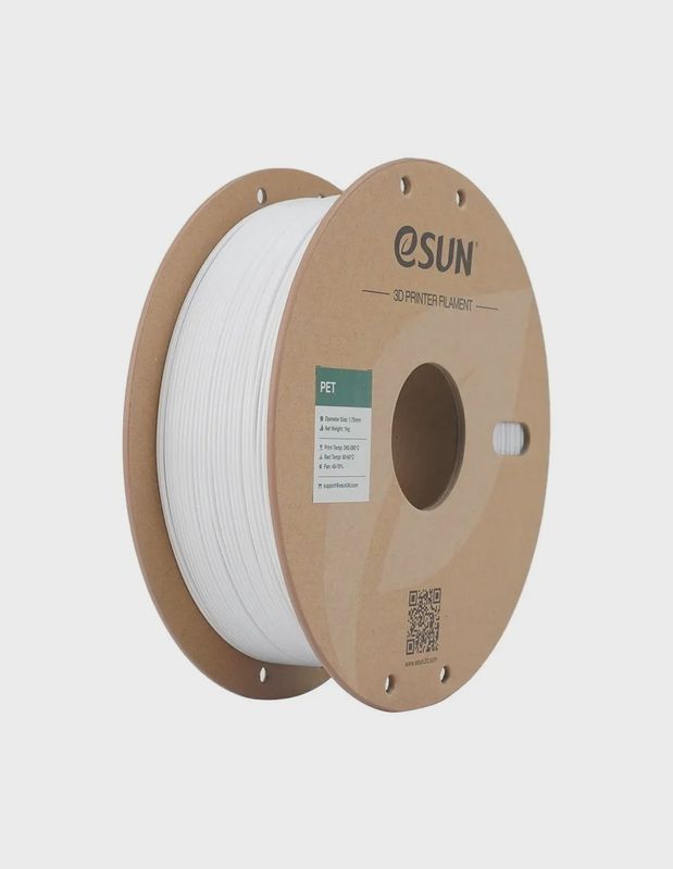 eSun PET - Solid White - 1.75 - 1kg Filament