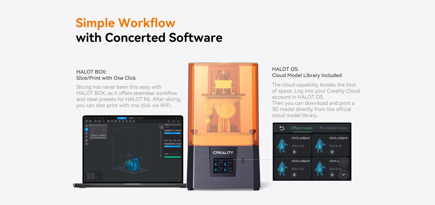 Creality Halot-R6 Resin 3D Printer