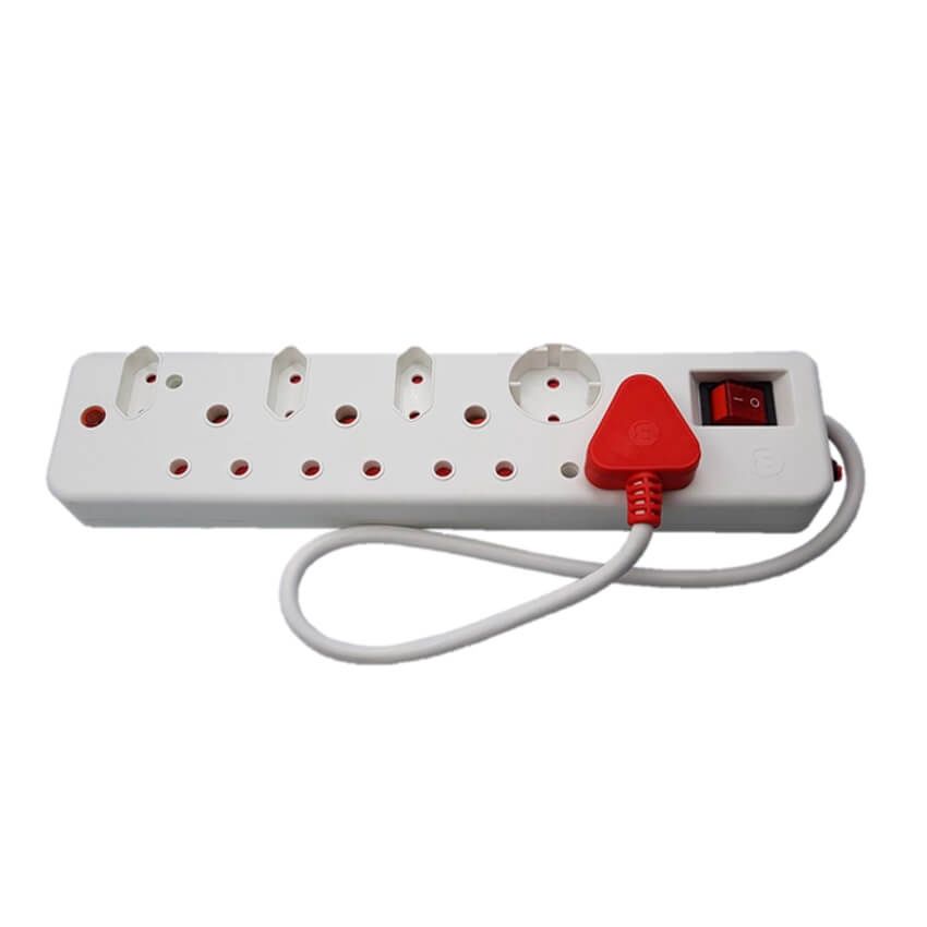 Ellies 8 Way Medium Surge Multiplug 0.5M