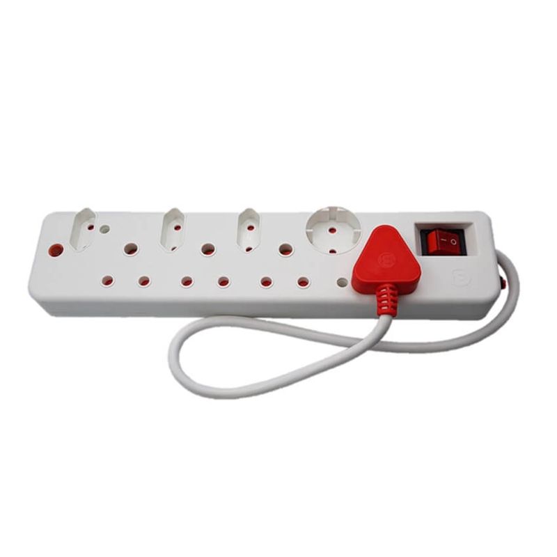 Ellies 8 Way Medium Surge Multiplug 0.5M