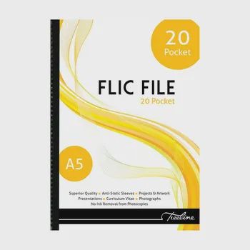 A5 20 Pocket Flic File
