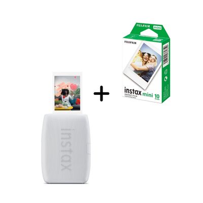 Instax Printer Mini Link 3 White + Film Bundle