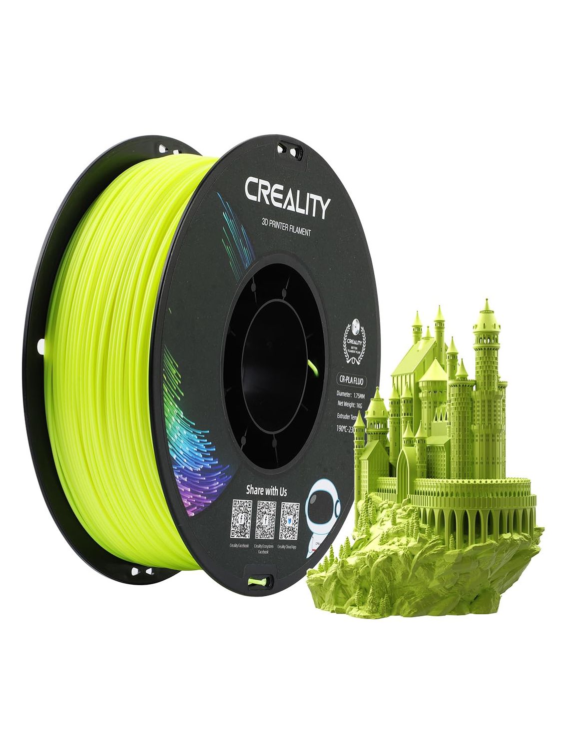Creality CR-PLA Filament Yellow 1Kg