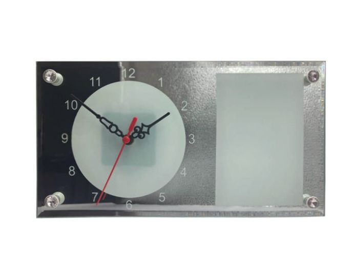 Sublimation Glass/Mirror Clock with Display