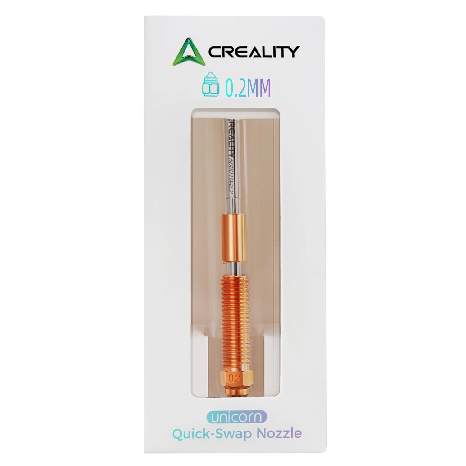 Creality Unicorn Quick Swap Nozzle - 0.2 mm