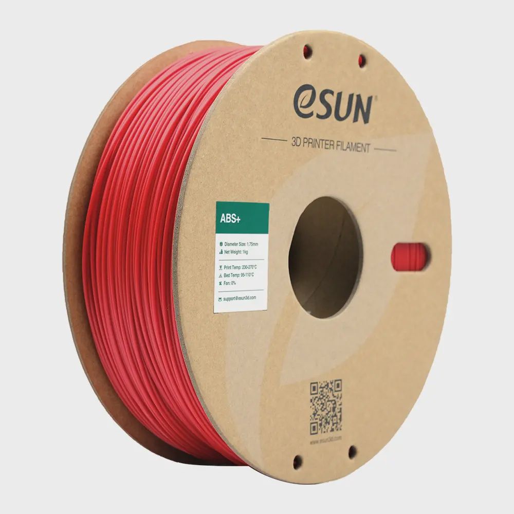 eSun ABS+ Highspeed - Red - 1.75 - 1kg Filament