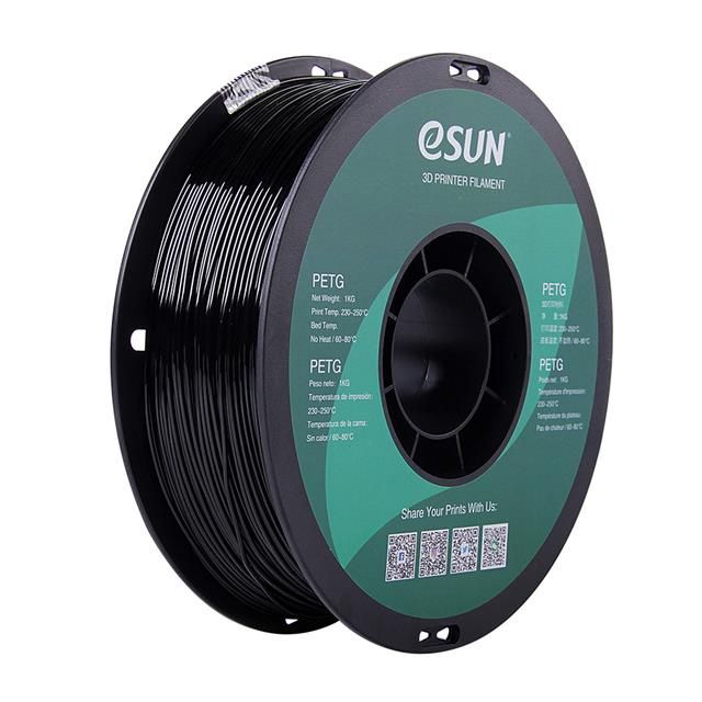 eSUN PETG - Solid Black - 1.75 - 1kg Filament