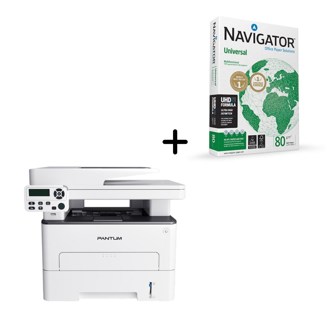 Pantum ( M 7105 DN ) 3 In 1 - Mono Laser + Paper Combo